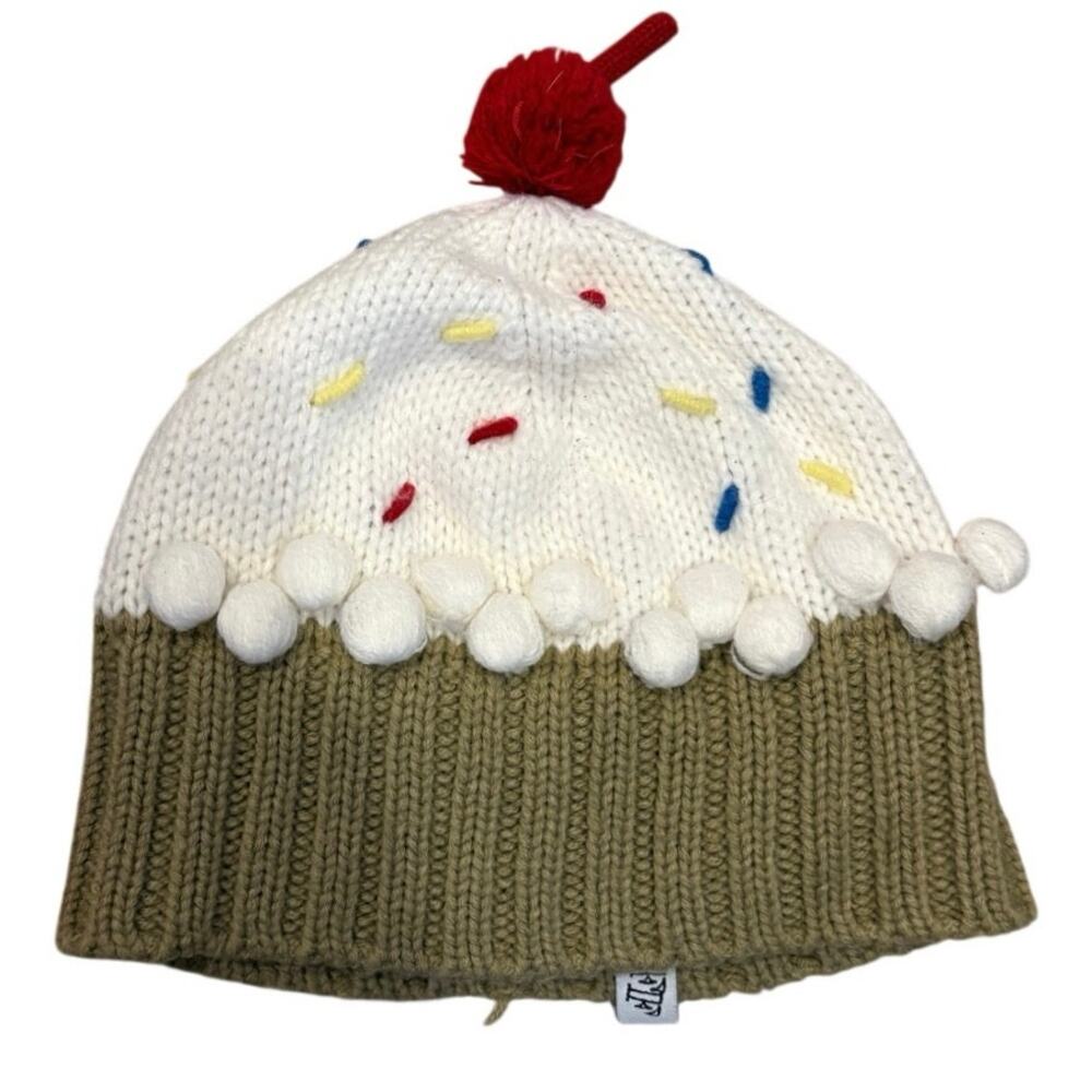 Womans Neff Inc Cupcake Beanie Hat - Vanilla One Size Fits All